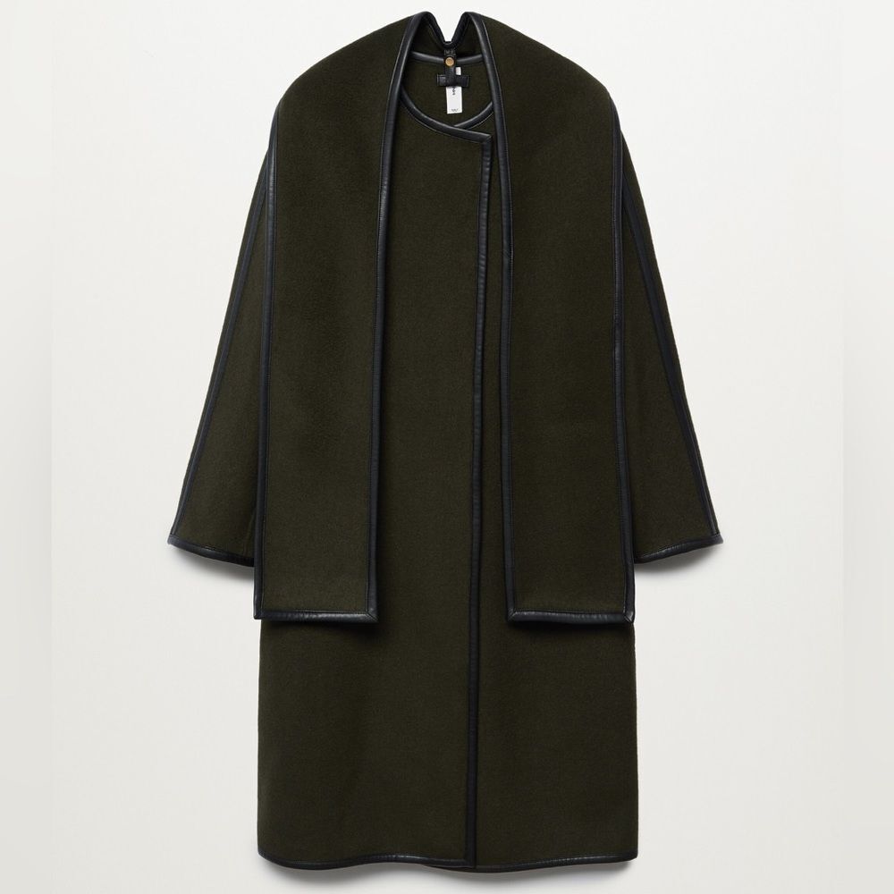 Mango Straight Cut Wool Coat